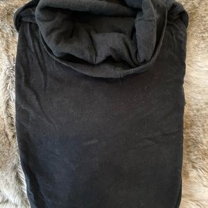 Madewell Black Cotton Turtleneck